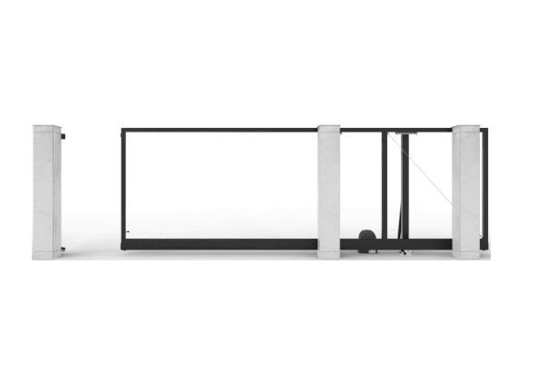 Откатные ворота без заполнения