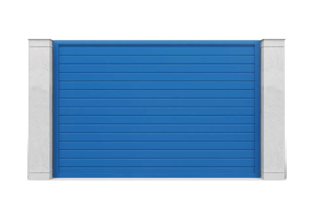 Забор 2000 x 1210 мм с заполнением сэдвич-панель, горизонтальное