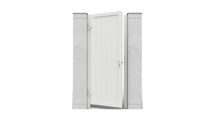 Калитки с заполнением сэдвич-панель, вертикальное