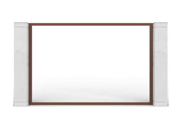 Забор 2000 x 1210 мм без заполнения