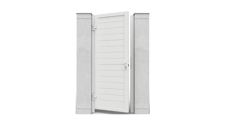 Калитки с заполнением сэдвич-панель, горизонтальное