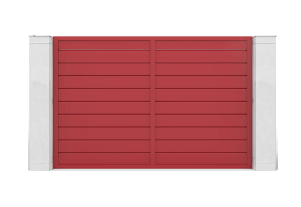 Забор 2000 x 1210 мм с заполнением жалюзи 200 мм