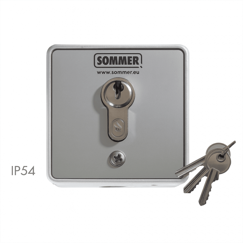 Накладная 2-контактная ключ-кнопка